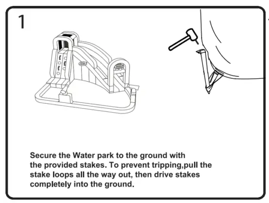 Staking the Water park
