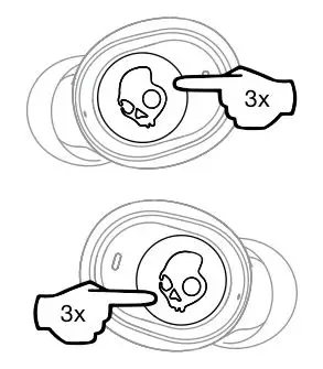 Skullcandy S2JTW-N745 Jib True Wireless In-Ear Headphones User Guide - Activate Voice Assistant