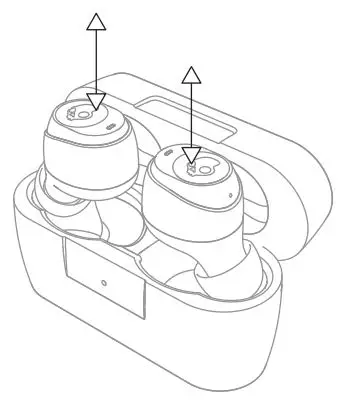 Skullcandy S2JTW-N745 Jib True Wireless In-Ear Headphones User Guide - Auto Pair Mode