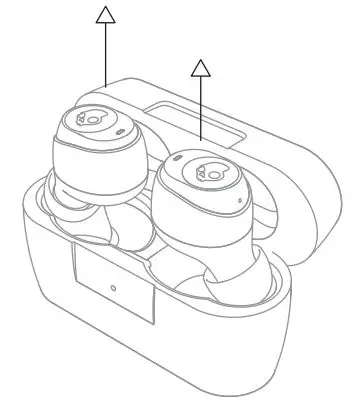 Skullcandy S2JTW-N745 Jib True Wireless In-Ear Headphones User Guide - Auto Power On