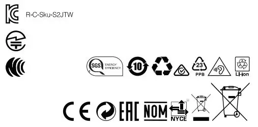 Skullcandy S2JTW-N745 Jib True Wireless In-Ear Headphones User Guide - Certified icon