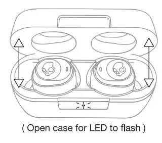 Skullcandy S2JTW-N745 Jib True Wireless In-Ear Headphones User Guide - Charge Case Battery Life