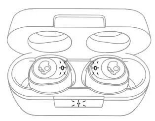Skullcandy S2JTW-N745 Jib True Wireless In-Ear Headphones User Guide - Charge Earbuds