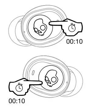 Skullcandy S2JTW-N745 Jib True Wireless In-Ear Headphones User Guide - Clear Paired Device
