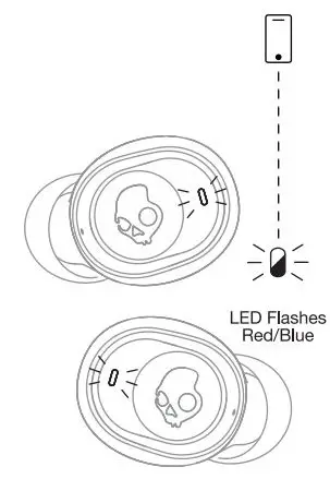 Skullcandy S2JTW-N745 Jib True Wireless In-Ear Headphones User Guide - Pair New Device