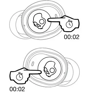 Skullcandy S2JTW-N745 Jib True Wireless In-Ear Headphones User Guide - Pairing Mode