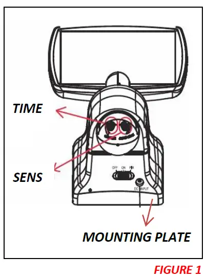 Solar Lighting DIRECT SLDFL0004C-4W-PIR-CW Residential Multi-Purpose Light FIG 1