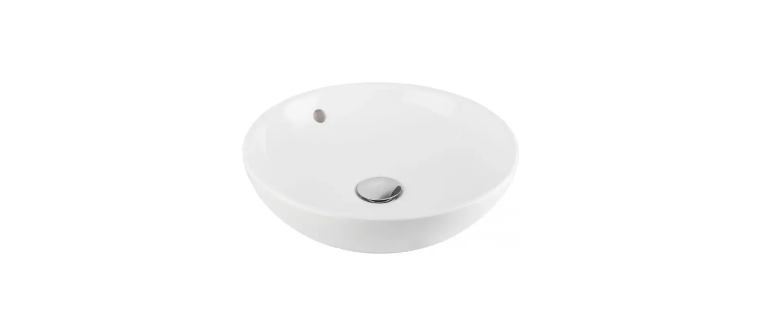 Welltime Madrid Round Countertop Washbasin With Overflow Width 44 Cm Instruction Manual