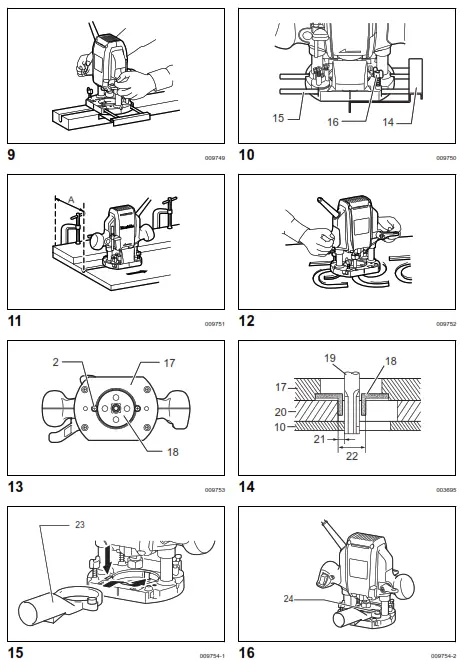 RP0900 Plunge Router 8mm-42