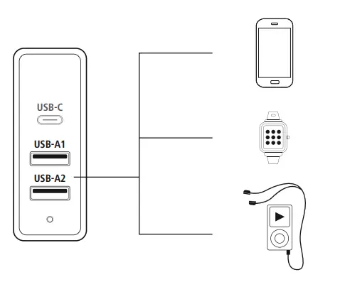 hama 00200017 3-Way Charging Station 2