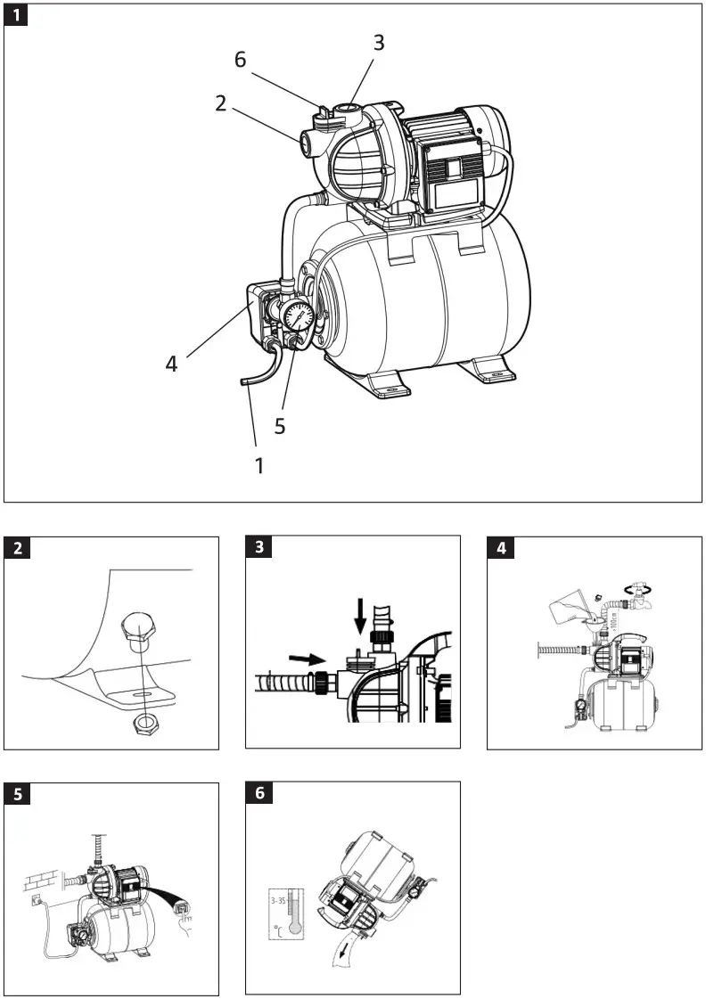 MEEC TOOLS 015255 600W Hydrophore Pump - Overview