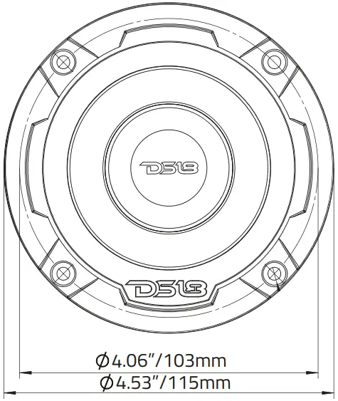DS18 TWX4 TITANIUM VOICE COIL B