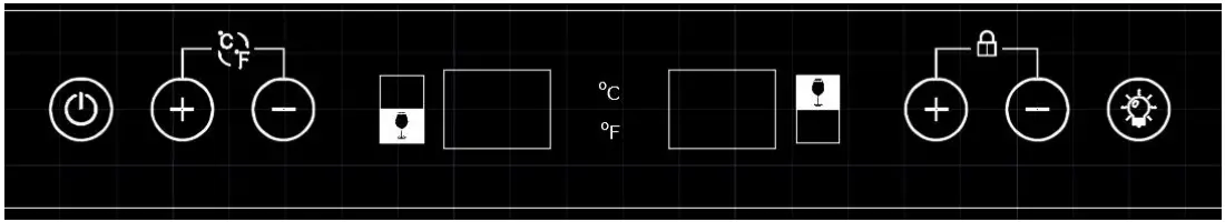 Equator JC 58A 28 Bottle Wine Built In Wine Cooler Refrigerators - FIG 8