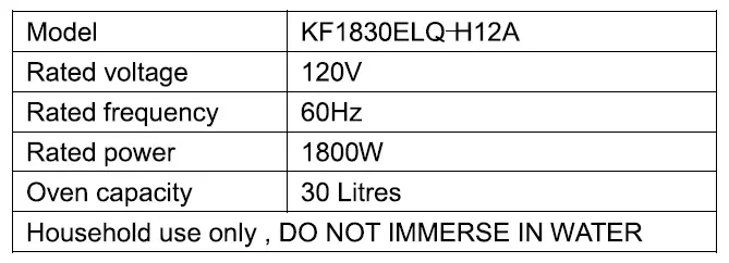 ULTREAN KF1830ELQ-H12A Air Fryer Toaster Oven Combo FIG 3