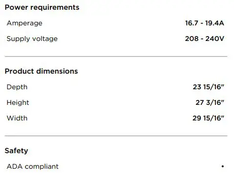 FIG 6 SPECIFICATIONS