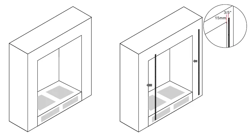 FORNO FFFFD1933-60S Pro Style Refrigerator and Freezer fig 3