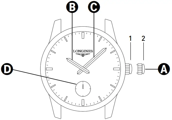 LONGINES L52554710 Leather Strap Watch - TIME