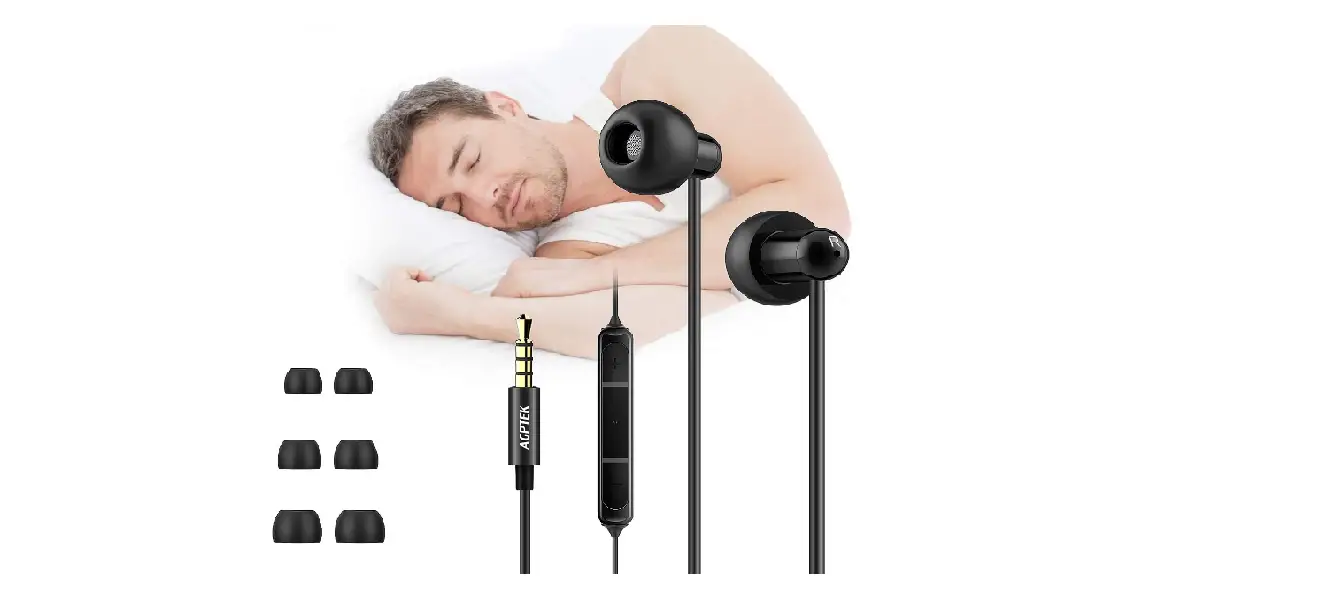 Agptek Sleep Earbuds, In-ear Earphones For Sleeping Instructions Manual