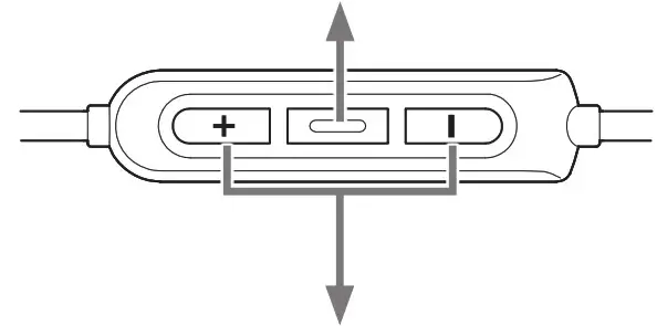 Audio-Technica Wireless Headphones - Plays or pauses music and video