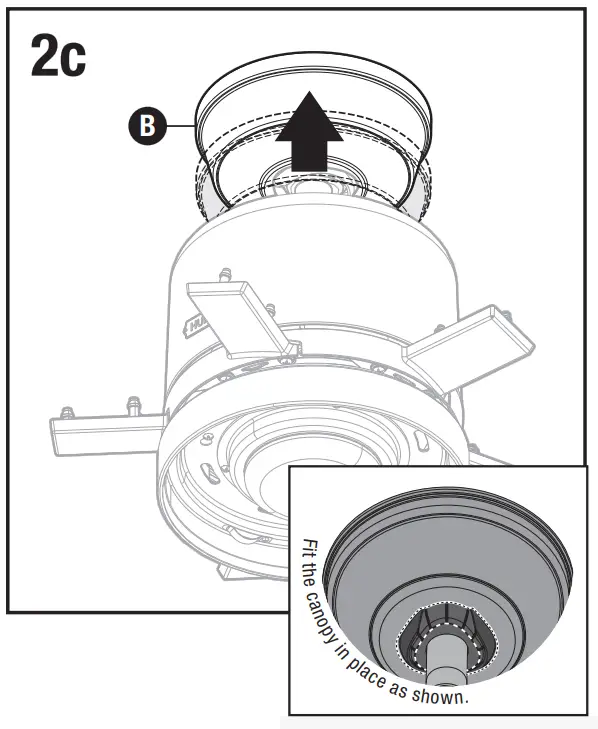 Hunter 51674 Acela Integrated LED Indoor Ceiling Fan - fig 11