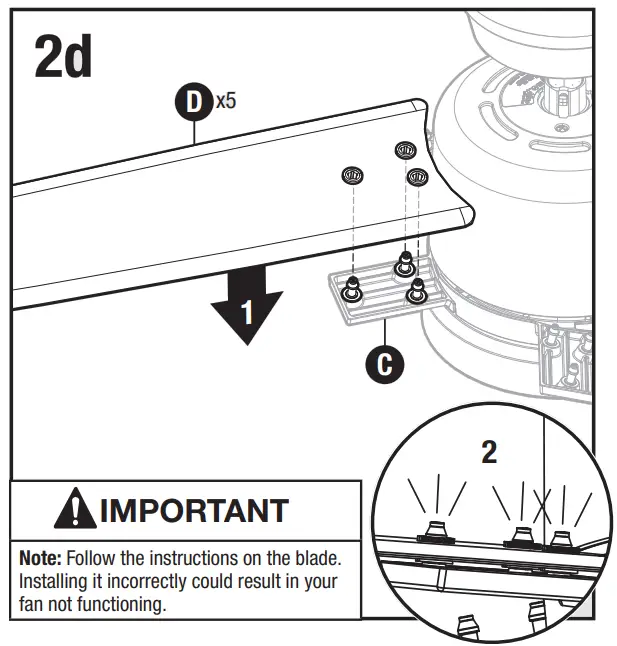 Hunter 51674 Acela Integrated LED Indoor Ceiling Fan - fig 12