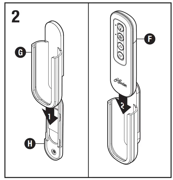 Hunter 51674 Acela Integrated LED Indoor Ceiling Fan - fig 16