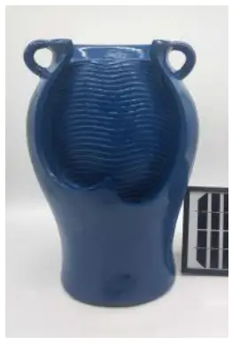 Coopers OF STORTFORD K350 Solar Blue Pot Water Feature-fig1