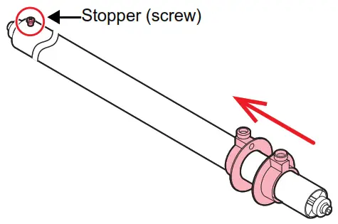 Mimaki CG 100 Cutting Printer - Roll bar
