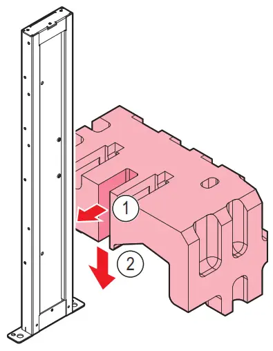 Mimaki CG 100 Cutting Printer - left legs