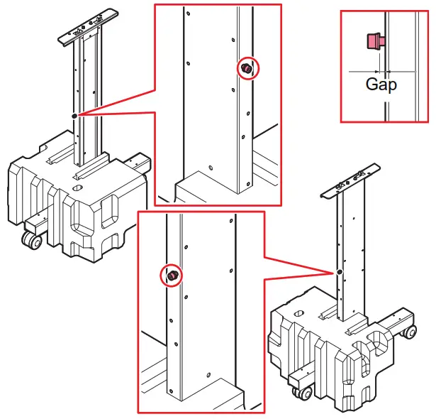 Mimaki CG 100 Cutting Printer - make a gap