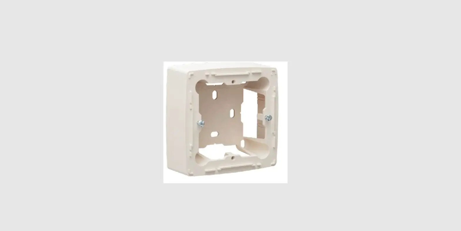 Niko Single Surface Mounting Box For All Flush Mounting Devices Instructions Niko Single Surface Mounting Box For All Flush Mounting Devices Instructions