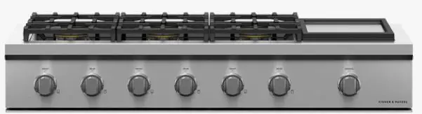 FISHER PAYKEL CPV3-486GD N 48 Inch Griddle Gas Rangetop