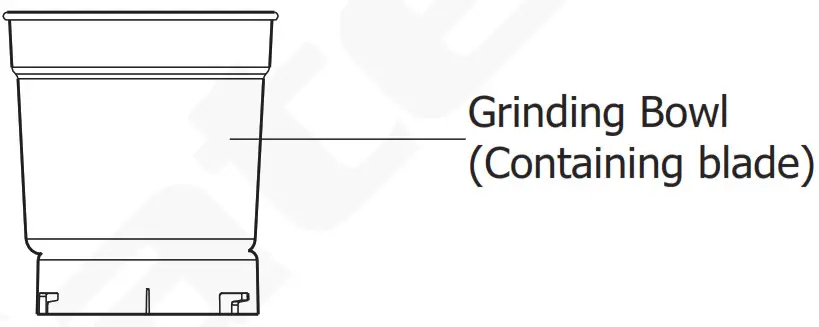 Caterlite Coffee Spice Grinder CK686 - Grinding Bowl