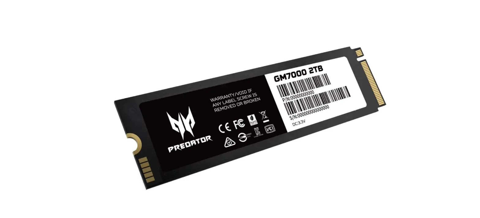 Predator Ssd Gm7000 Nvme Pcie Ssd User Guide