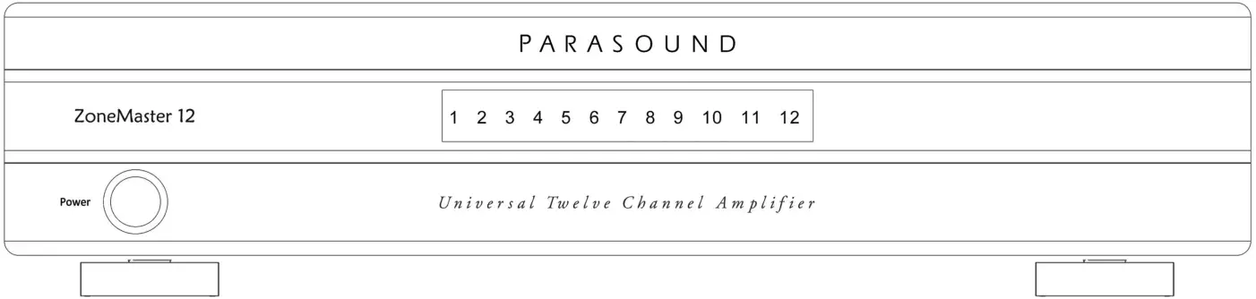 PARASOUND ZoneMaster 12 Universal Twelve Channel Amplifier - Fig 8