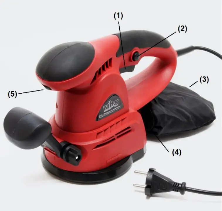 wiltec 62548 Random Orbit Sander - fig 1