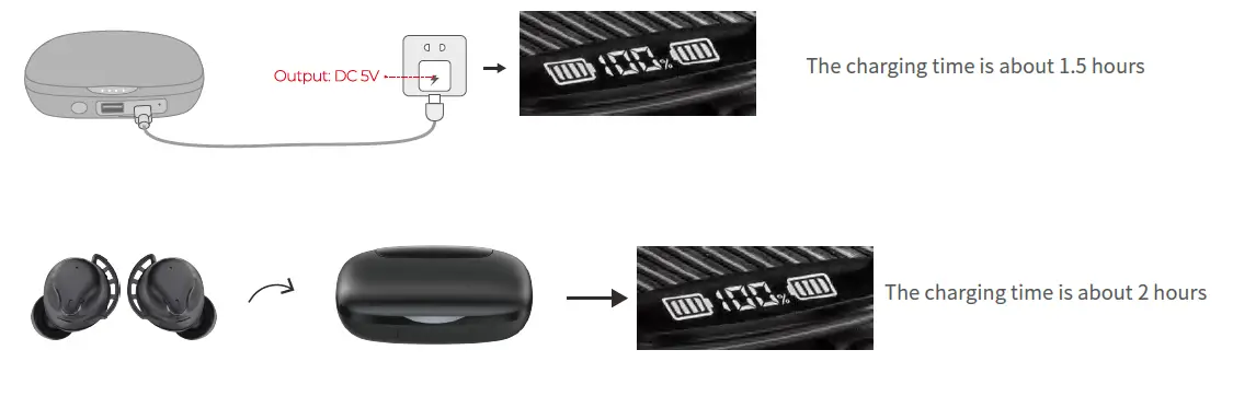 Wireless Earbuds Bluetooth Headphones (5)