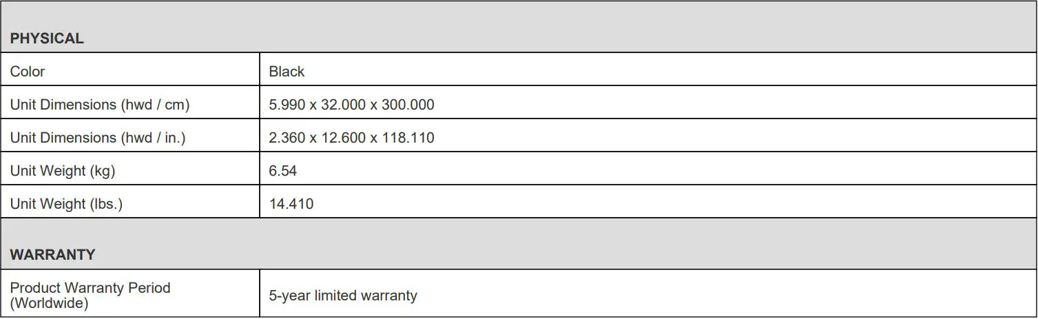 TRIPP-LITE SRWB12210STR10 Wire Mesh Cable Tray Installation Guide - Specifications