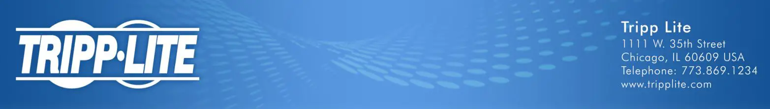 TRIPP-LITE SRWB12210STR10 Wire Mesh Cable Tray Installation Guide