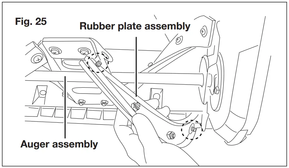 Replacing the Rubber Plates