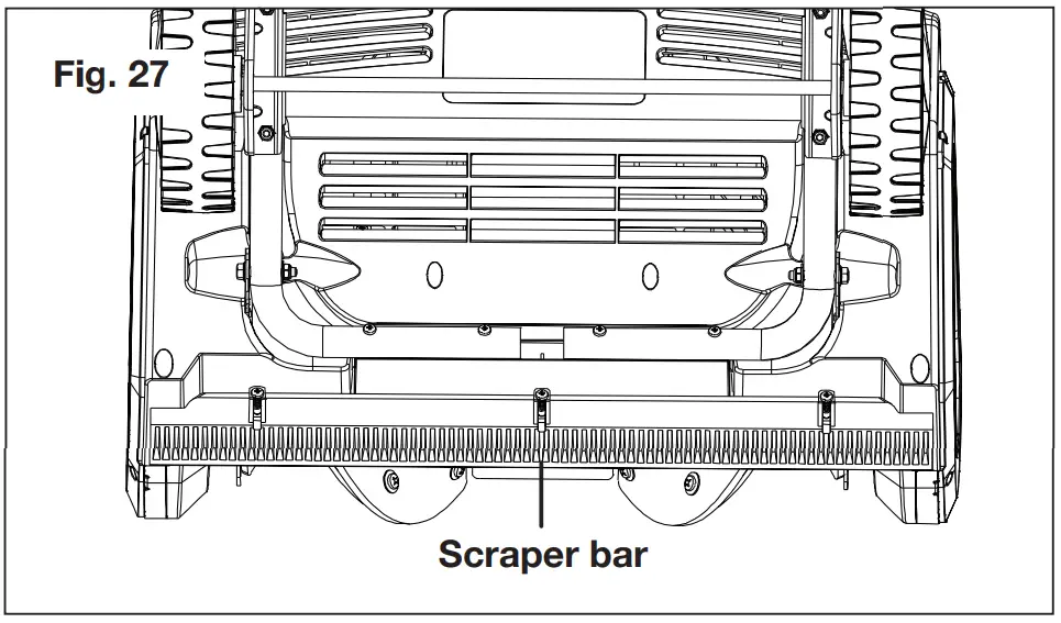 Replacing the Scraper Bar