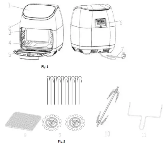 TREBS-99364-Comfortcook-Multifunctional-Hot-Air-Fryer-001