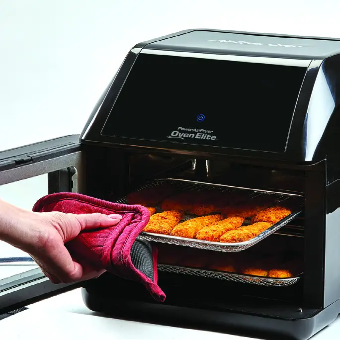 Intertek Power AirFryer Oven Elite Round Basket -Crisper Trays