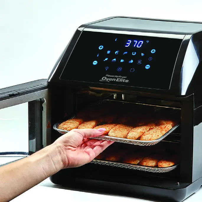 Intertek Power AirFryer Oven Elite Round Basket -Crisper Trays2.