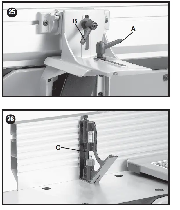 PORTER-CABLE PC160JT 6 inch (152 mm) Variable Speed Bench Jointer fig (13)