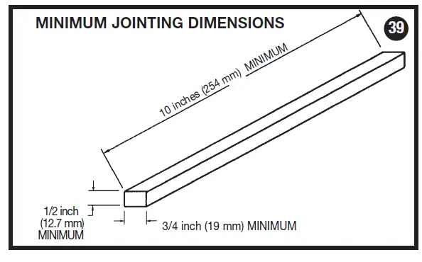 PORTER-CABLE PC160JT 6 inch (152 mm) Variable Speed Bench Jointer fig (21)