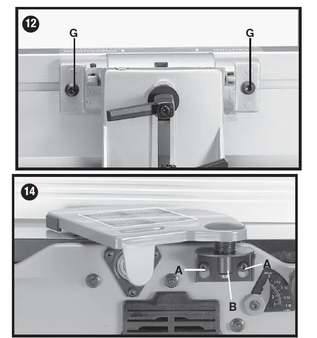 PORTER-CABLE PC160JT 6 inch (152 mm) Variable Speed Bench Jointer fig (8)