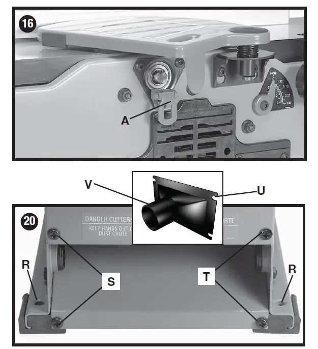 PORTER-CABLE PC160JT 6 inch (152 mm) Variable Speed Bench Jointer fig (9)