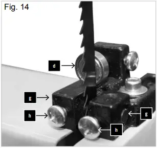 scheppach HBS300 Band Saw fig 14