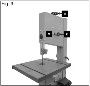 scheppach HBS300 Band Saw fig 9
